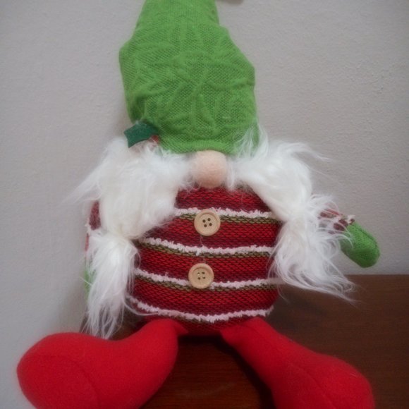 NWT Plush Gnome Doll Christmas Holiday No Face - Picture 2 of 7